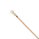 22ct Yellow Gold Flat Milan Bracelet 7.5"