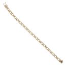 9ct Yellow Gold Fancy Bracelet 7.5"