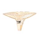 14ct Yellow  Gold Fancy Marquise Shaped Ring
