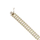 9ct Yellow Gold Fancy Curve Bracelet 7.5"