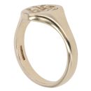 9ct Yellow Gold Rampant Lion Signet Ring