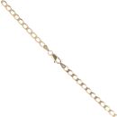 9ct Yellow Gold Curb Chain 18"