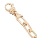 9ct Yellow Gold Oval Belcher Bracelet 7.5"