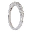14ct White Gold 0.50ct Brilliant Cut Diamond Half Eternity Ring