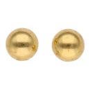 22ct Yellow Gold Ball Stud Earrings