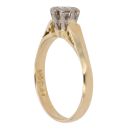18ct Yellow Gold 0.10ct Diamond Solitaire Ring