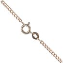 9ct Rose Gold Curb Chain 20"