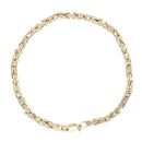 14ct Yellow Gold Byzantine Bracelet 7.5"