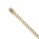 14ct Yellow Gold Monaco Classic Flex Lock Curb Bracelet 7.5"