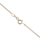 9ct Yellow Gold 0.01ct Diamond Arrow and Heart Pendant And Chain 18"