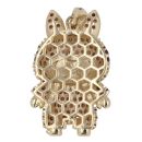 14ct Yellow Gold Brown Gemstone Bunny Pendant