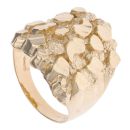 9ct Yellow Gold Nugget Ring