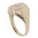 9ct Yellow Gold Patterned Masonic Signet Ring