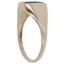 9ct Yellow Gold Malachite Signet Ring