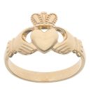 9ct Yellow Gold Claddagh Ring