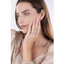 9ct White Gold 2.25ct Round Brilliant Diamond Solitaire Ring with Baguette Shoulders Lab Grown
