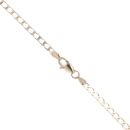9ct Yellow Gold Square Curb Chain 20"