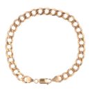 9ct Yellow Gold Curb Bracelet 8.5"