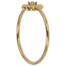 22ct Yellow Gold Cubic Zirconia Granulation Ring