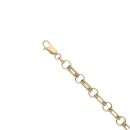 18ct Yellow Gold Fancy Bracelet 7.5"