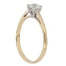 18ct Yellow Gold 0.54ct Brilliant Cut Diamond Solitaire Ring