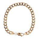 9ct Yellow Gold Curb Bracelet 8"
