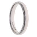 18ct White Gold Wedding Band 3.3mm