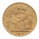 1913 George V Large Head UK Full Sovereign Coin