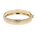 14ct Yellow Gold Patterned Childs Bangle