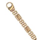 9ct Yellow Gold Fancy Bracelet 7"
