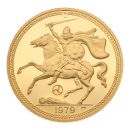 1979 Elizabeth II Decimal Portrait Isle Of Man Full Sovereign Coin