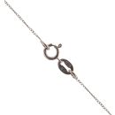 9ct White Gold 0.10ct Diamond Bars Pendant and Chain 18"