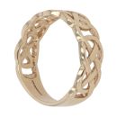 9ct Yellow Gold Patterned Celtic Ring