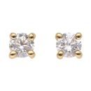 18ct Yellow Gold 0.35ct Brilliant Cut Diamond Stud Earrings