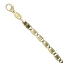 14ct Yellow Gold Fancy Bracelet 7"