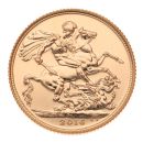 2016 Elizabeth II Fifth Portrait UK Full Sovereign Coin