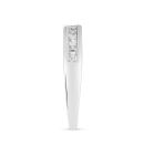 9ct White Gold 1.10ct Princess Cut and Baguette Lab Grown Diamond Eternity Ring