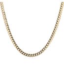 9ct Yellow Gold Curb Chain 18"