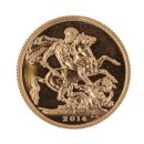 2014 Elizabeth II Fourth Portrait UK Full Sovereign Coin