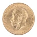 1914 George V Large Head UK Full Sovereign Coin