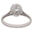 18ct White Gold 1.15ct Brilliant Cut Diamond Solitaire Ring