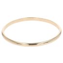 9ct Yellow Gold Plain Bangle