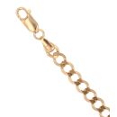 9ct Yellow Gold Curb Bracelet 8"