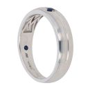 18ct White Gold Sapphire Vera Wang Love Signet Ring