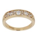 18ct Yellow Gold 0.60ct Brilliant Cut Diamond Fancy Ring