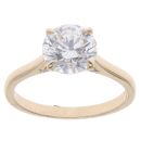 9ct Yellow Gold 2.15ct Brilliant Cut Lab Grown Diamond Solitaire Ring