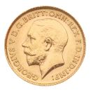 1914 George V Large Head UK Half Sovereign Coin