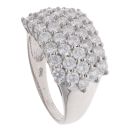 18ct White Gold 2.00ct Brilliant Cut Diamond Cluster Ring