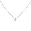 18ct Yellow Gold 1.00ct Brilliant Cut Diamond Solitaire Pendant and Chain 18"