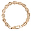 9ct Yellow Gold Patterned Fancy Bracelet 8.5"